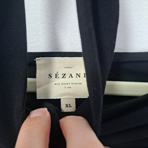 Sezane Kaia bodysuit black XL NWOT - Picture 5 of 8